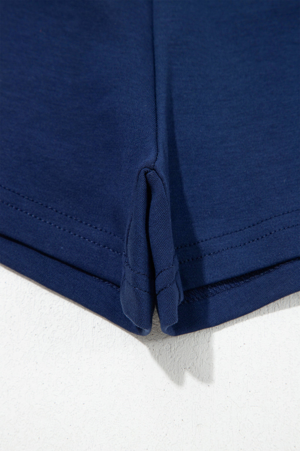 Dirty blue Contrast Trim U Neck Sleeveless Mini Dress