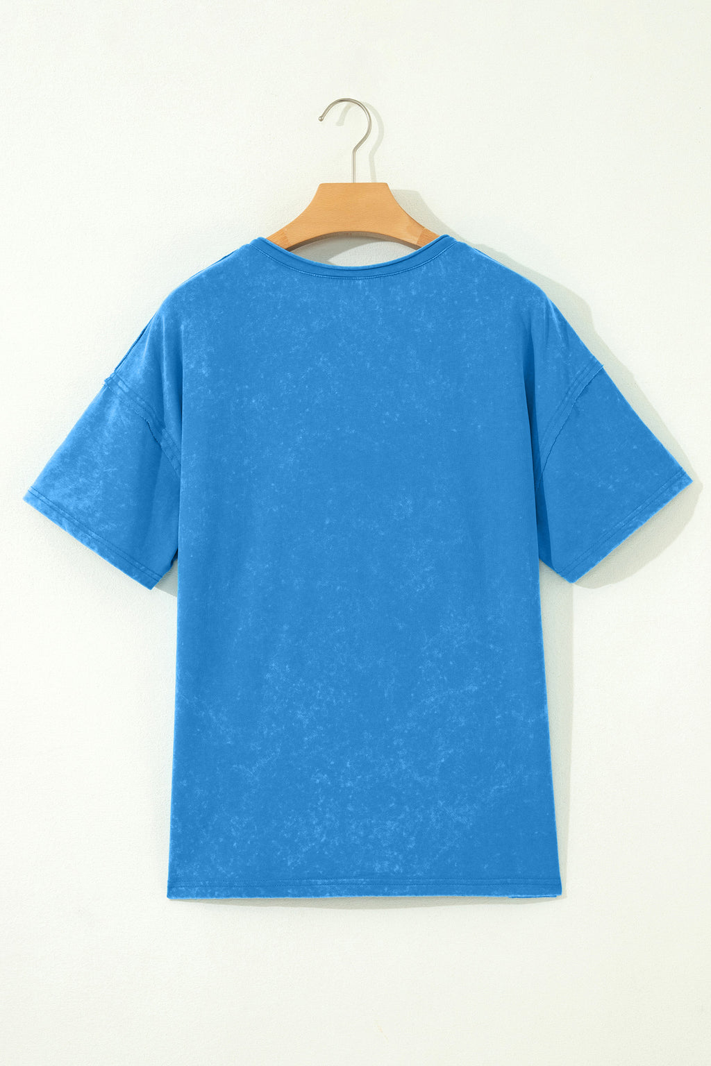 Mint Green Cotton Mineral Wash T Shirt