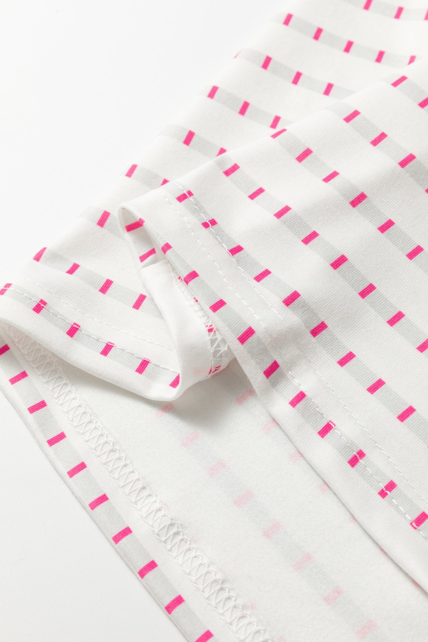 Rose Stripe Raglan Patchwork Long Sleeve Tee