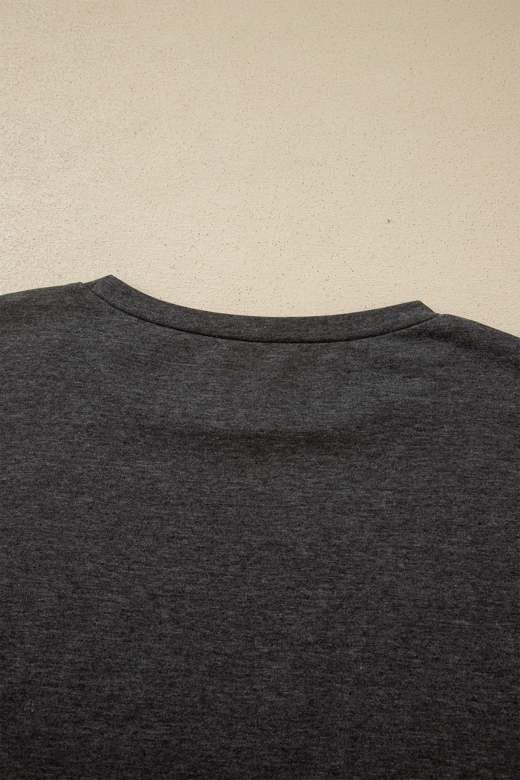 Carbon Grey YEE HAW Boots STATE OF MIND Fringed Sleeve Tee