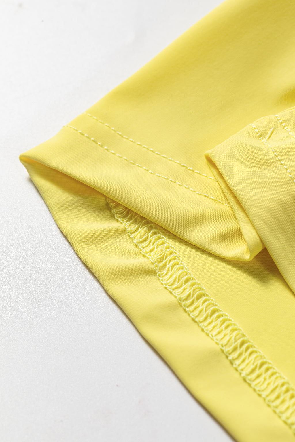 Yellow Cream Daring Back Cutout Active Mini Dress