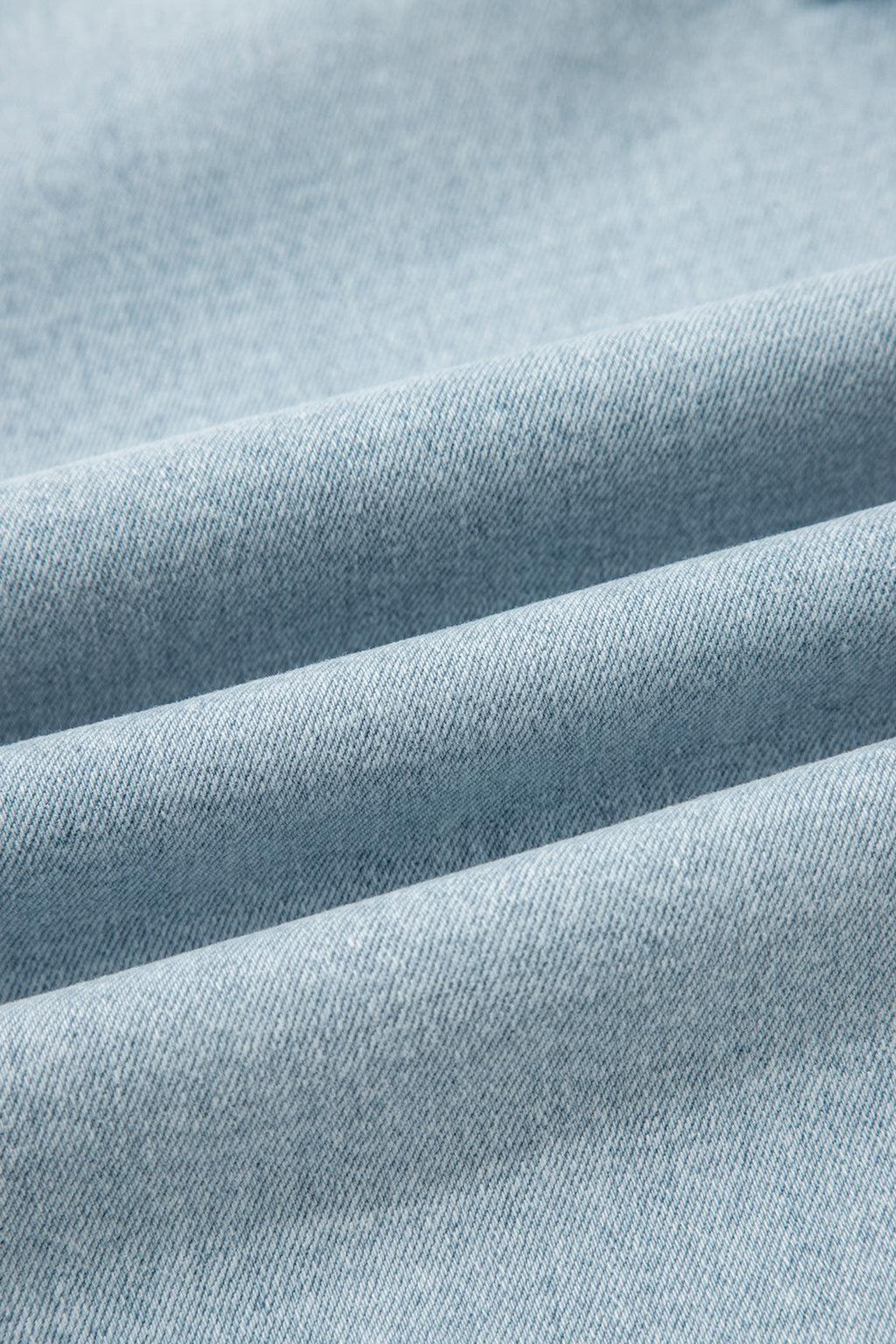Beau Blue Frayed Cropped Straight Jeans