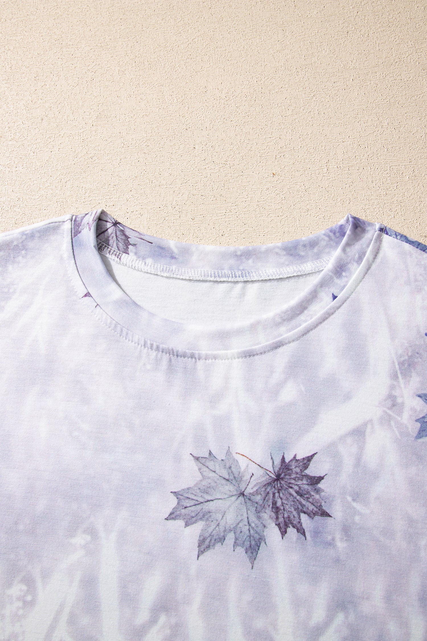 Gray Camouflage Woodland Print Drop Shoulder Tunic Tee