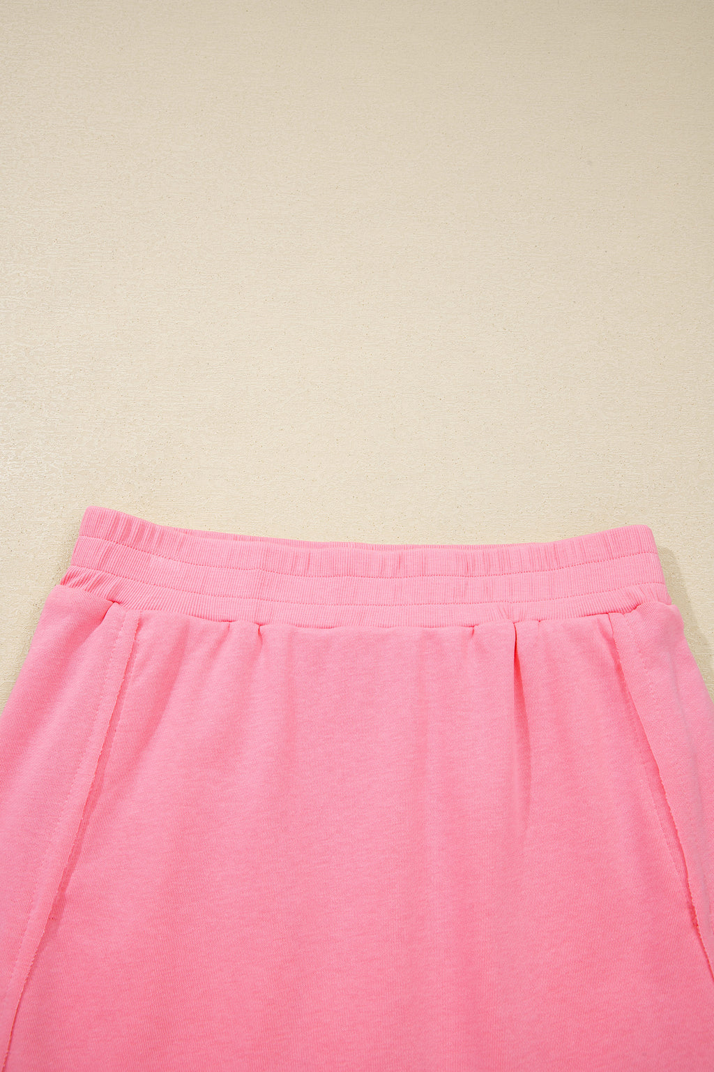 Sachet Pink Slim Tank Top Elastic Waist Mini Skort 2pcs Outfit