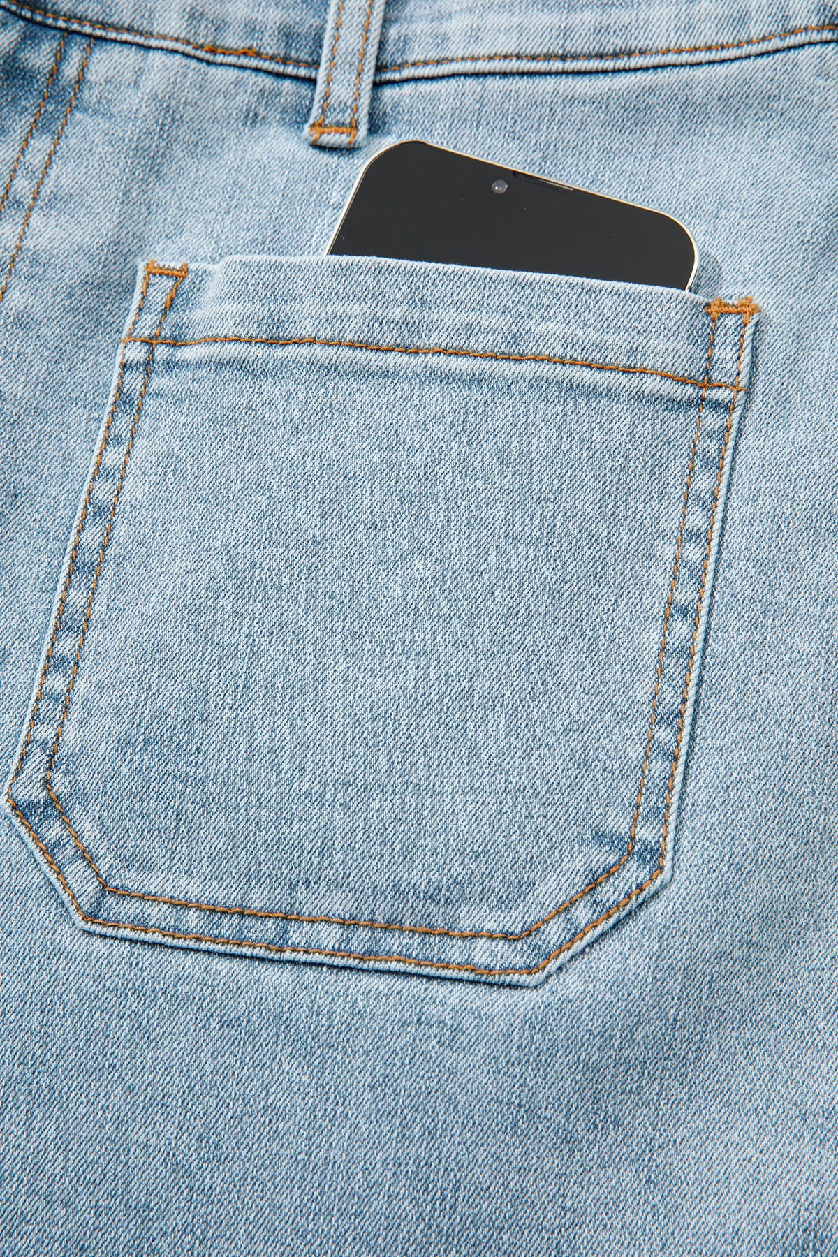 Beau Blue Solid Full-Length Regular Pocket Detail Wholesale Denim Jeans