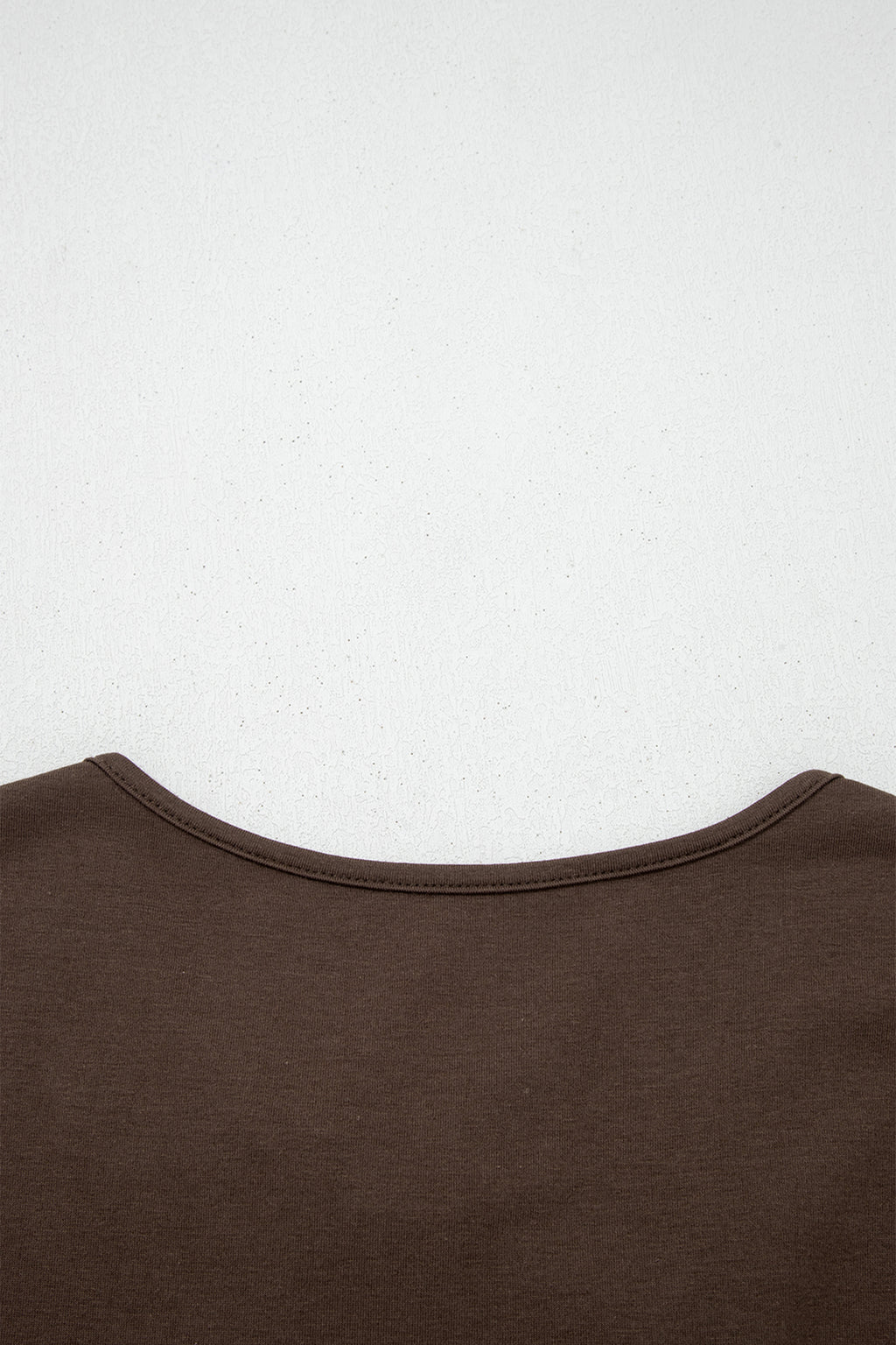 Coffee Plus Size Solid Color Bow Tie Peplum Tank Top