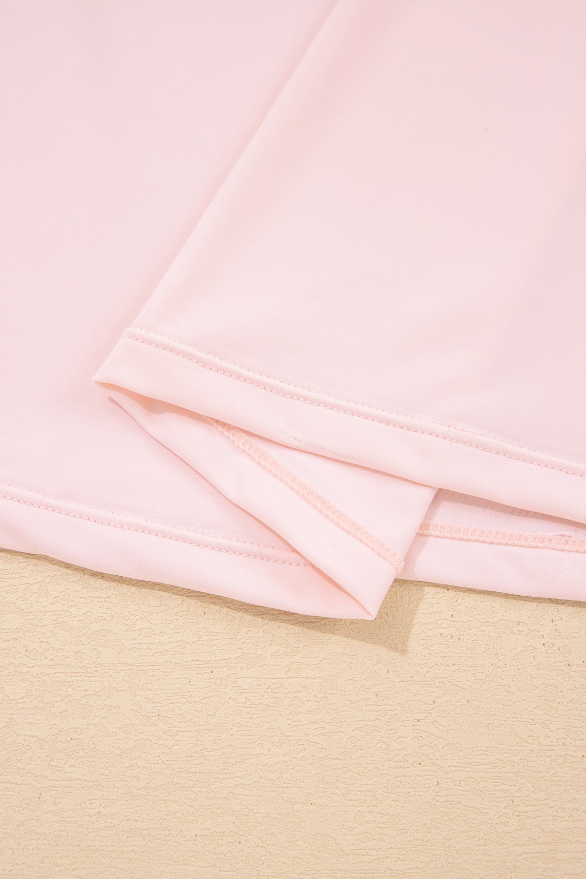 Pink Plus Size Build-in Shorts Sleeveless Dress With Short Two Piece Set