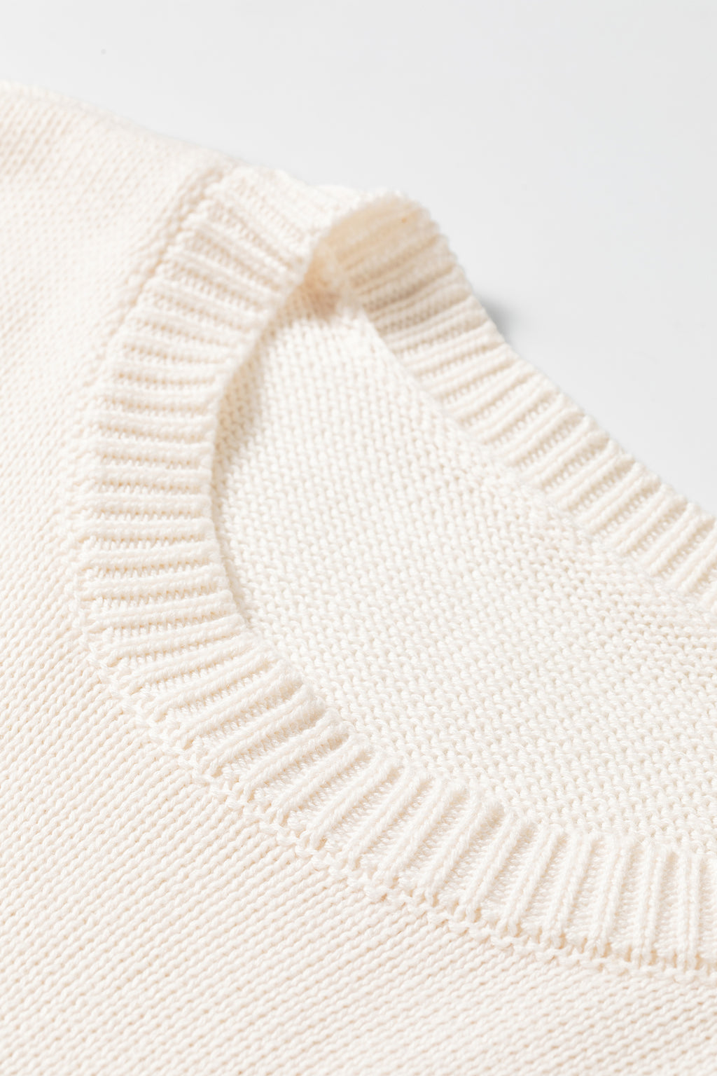 Beige Go Team Football Drop Shoulder Knit Top Sweater