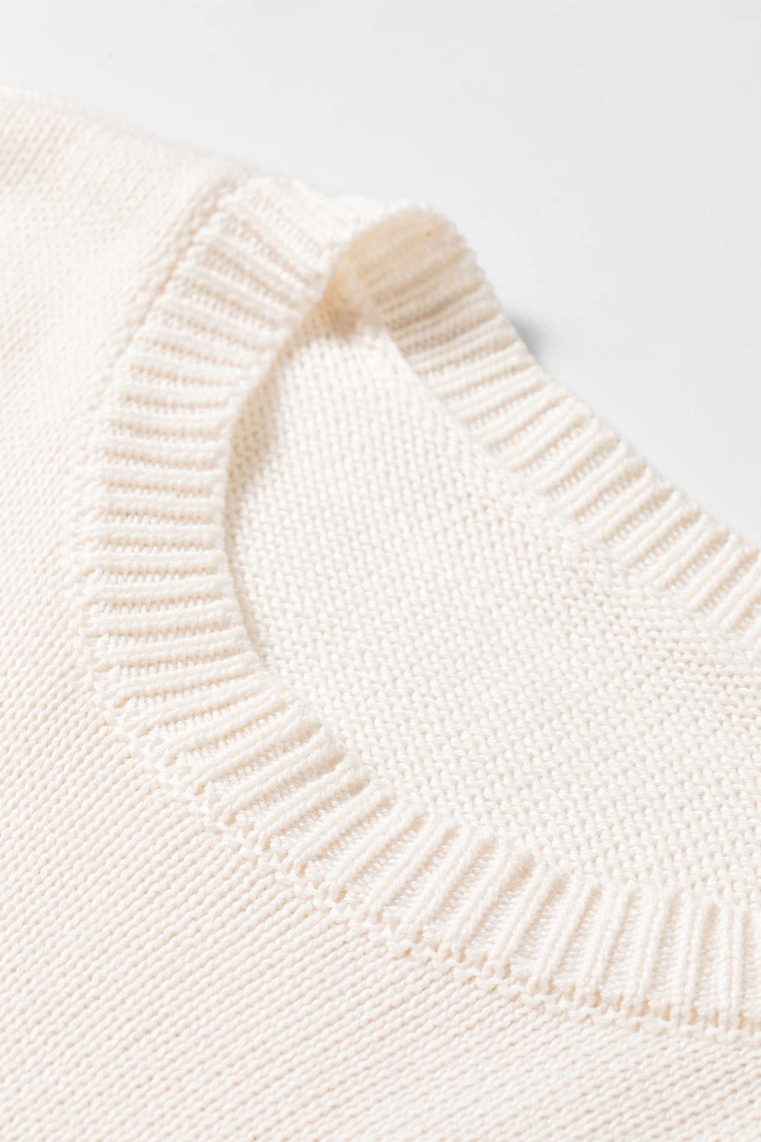 Beige Go Team Football Drop Shoulder Knit Top Sweater