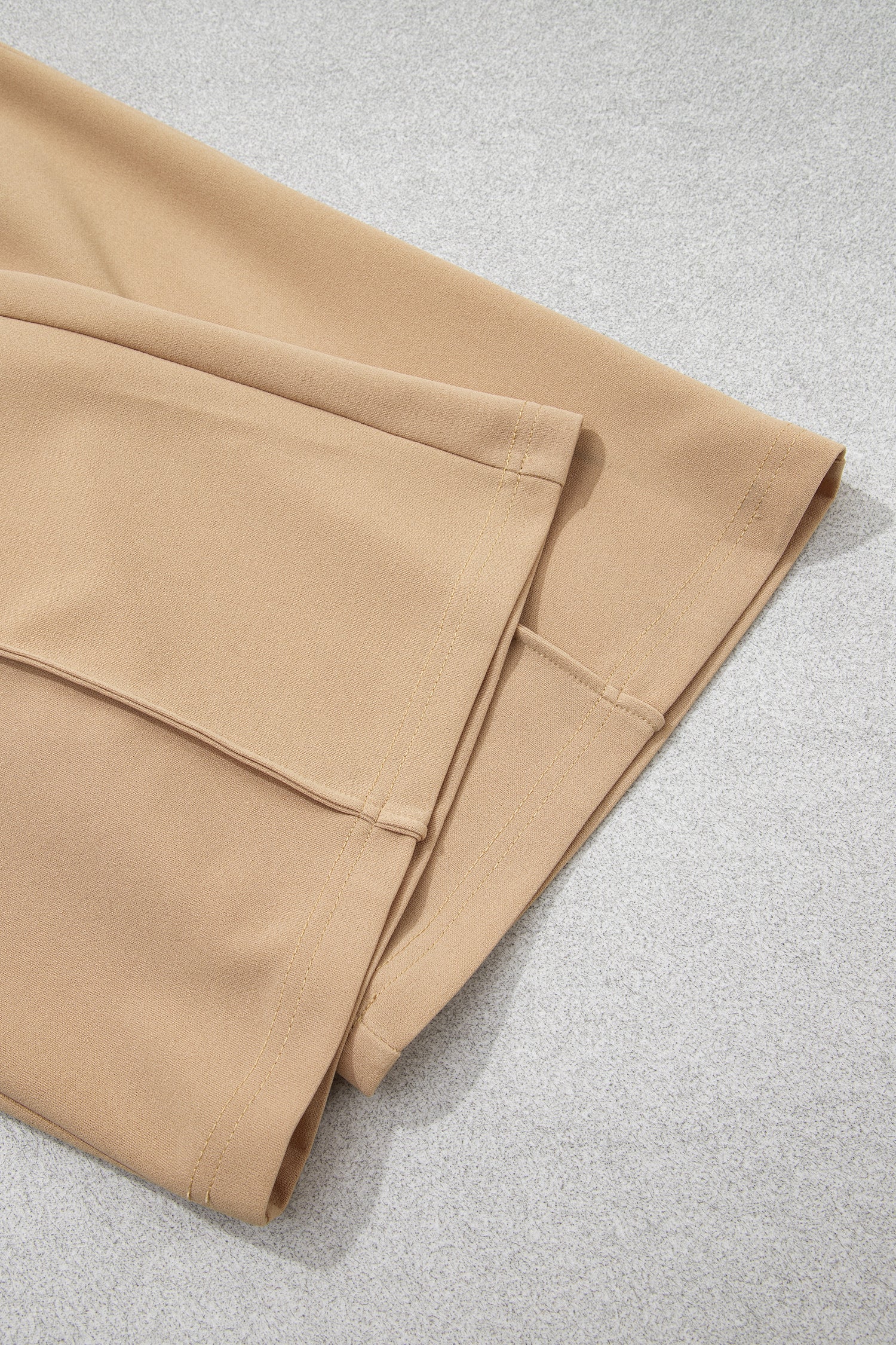 Parchment High Waist Full Length Regular Fit Pants