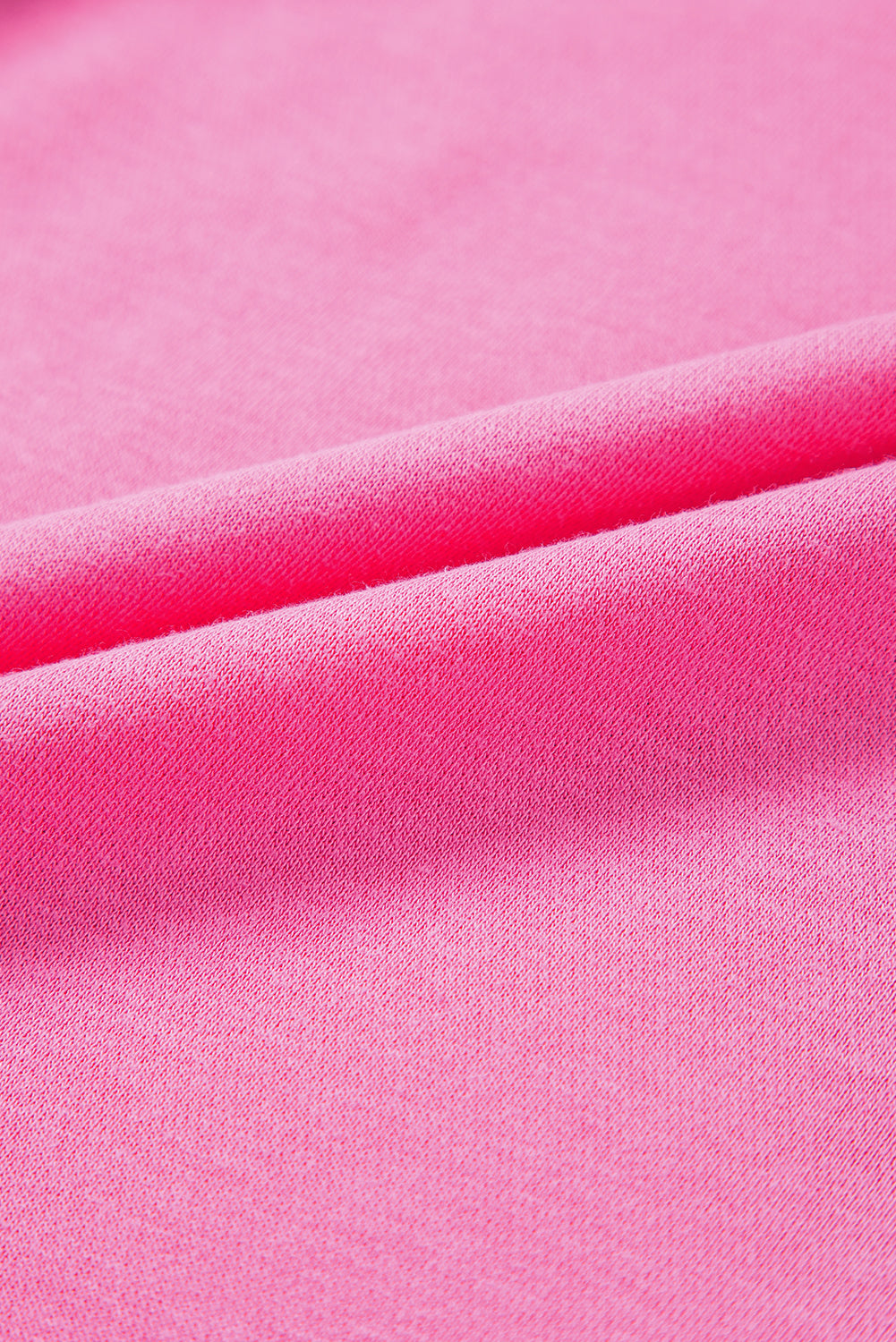 Rose Red Solid Classic Crewneck Pullover Sweatshirt