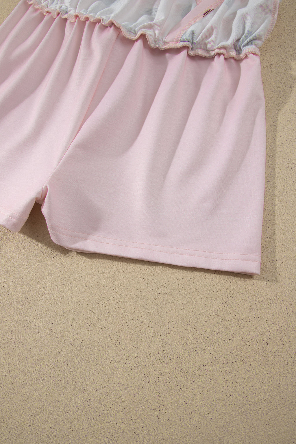 Pink Polka Dot Two Piece Set Long Sleeve Casual Skirt Set