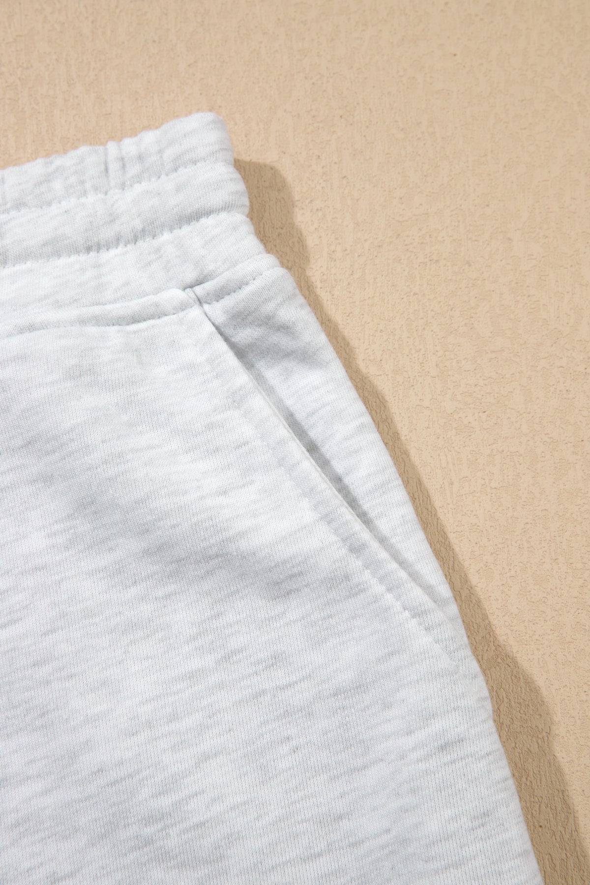 Light Grey Long Sleeve Zip-Up Top Elastic Waist Skort Set