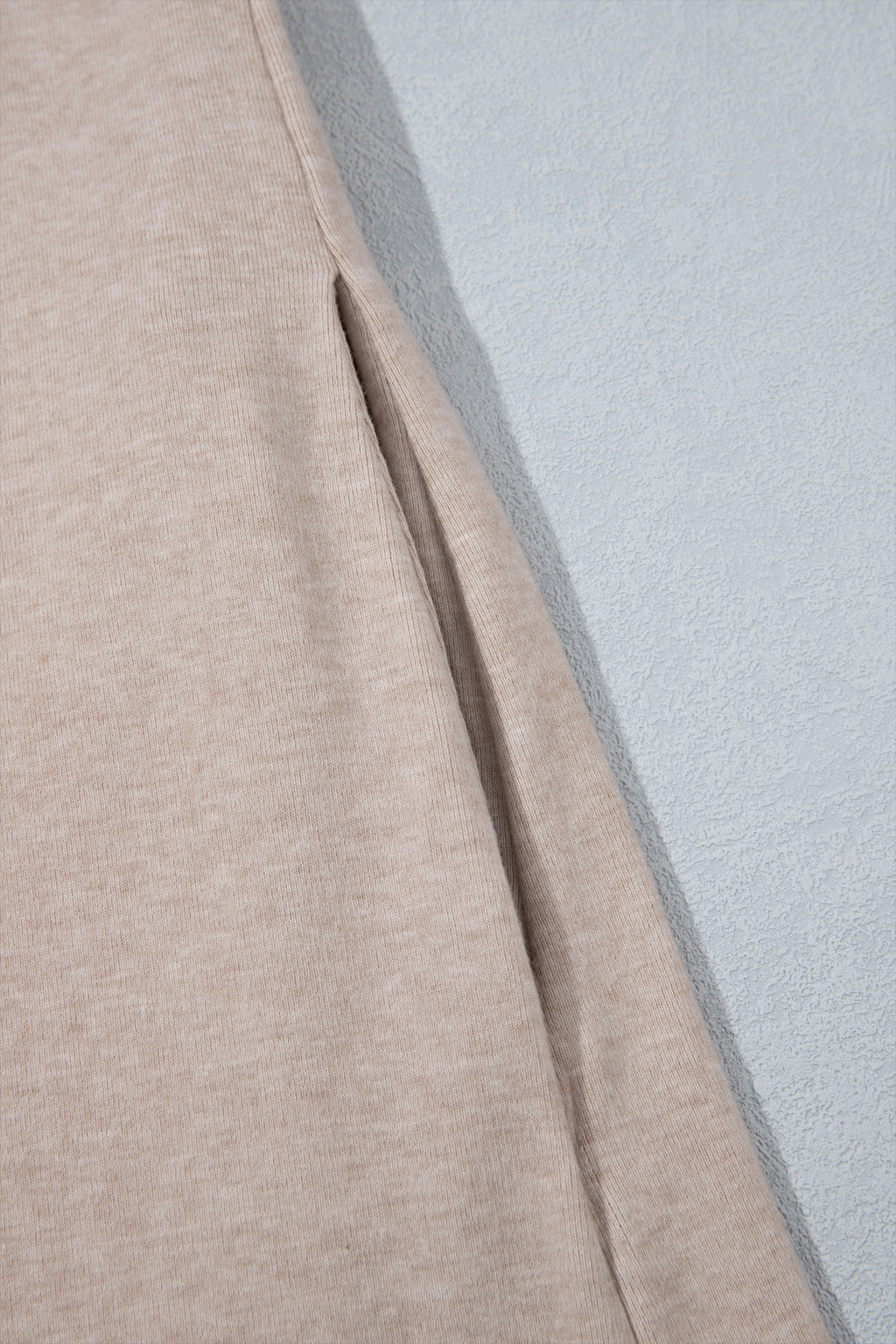 Parchment Solid Color Long Sleeve Casual Tunic Shift Cardigan