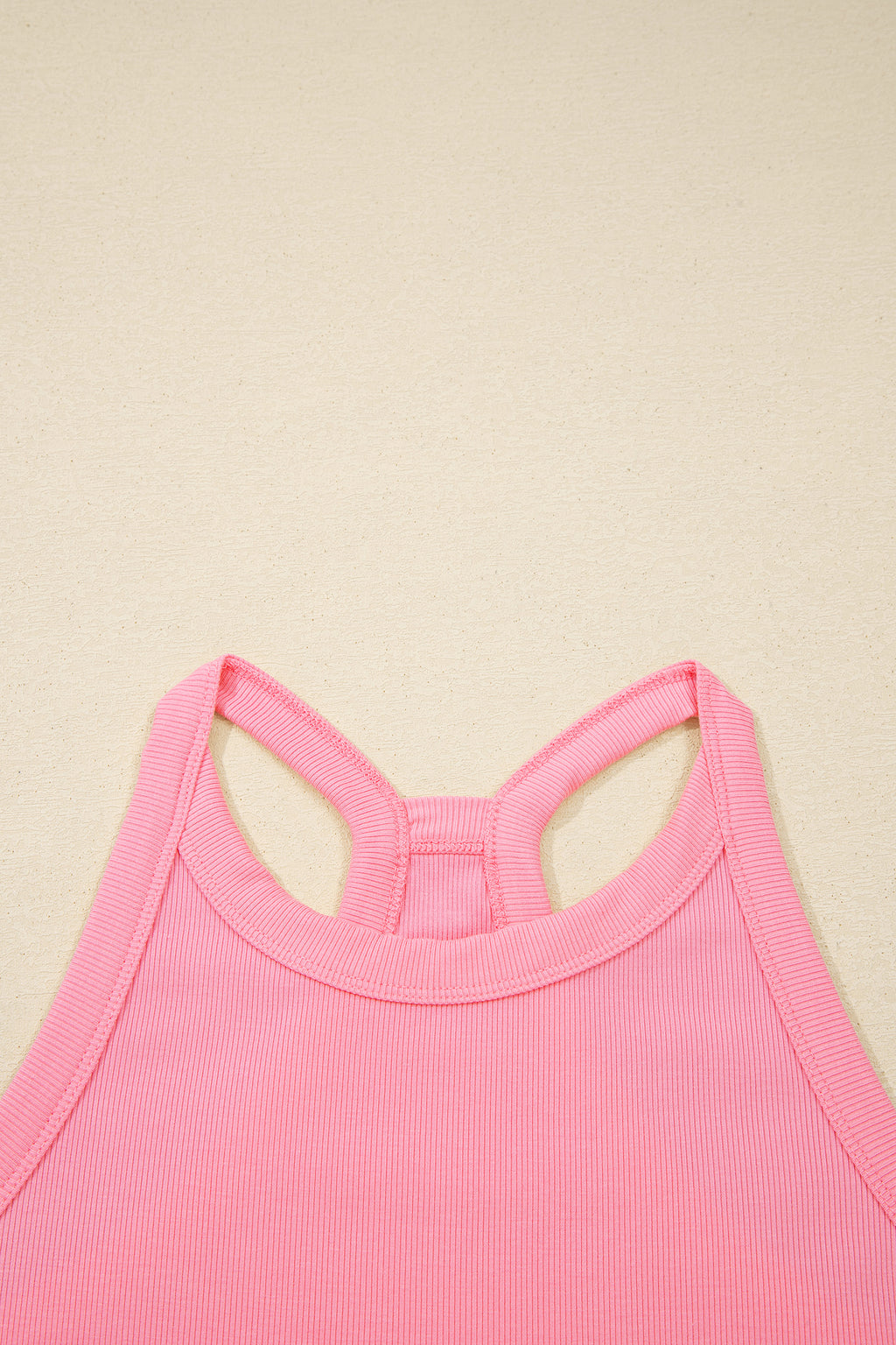Sachet Pink Slim Tank Top Elastic Waist Mini Skort 2pcs Outfit