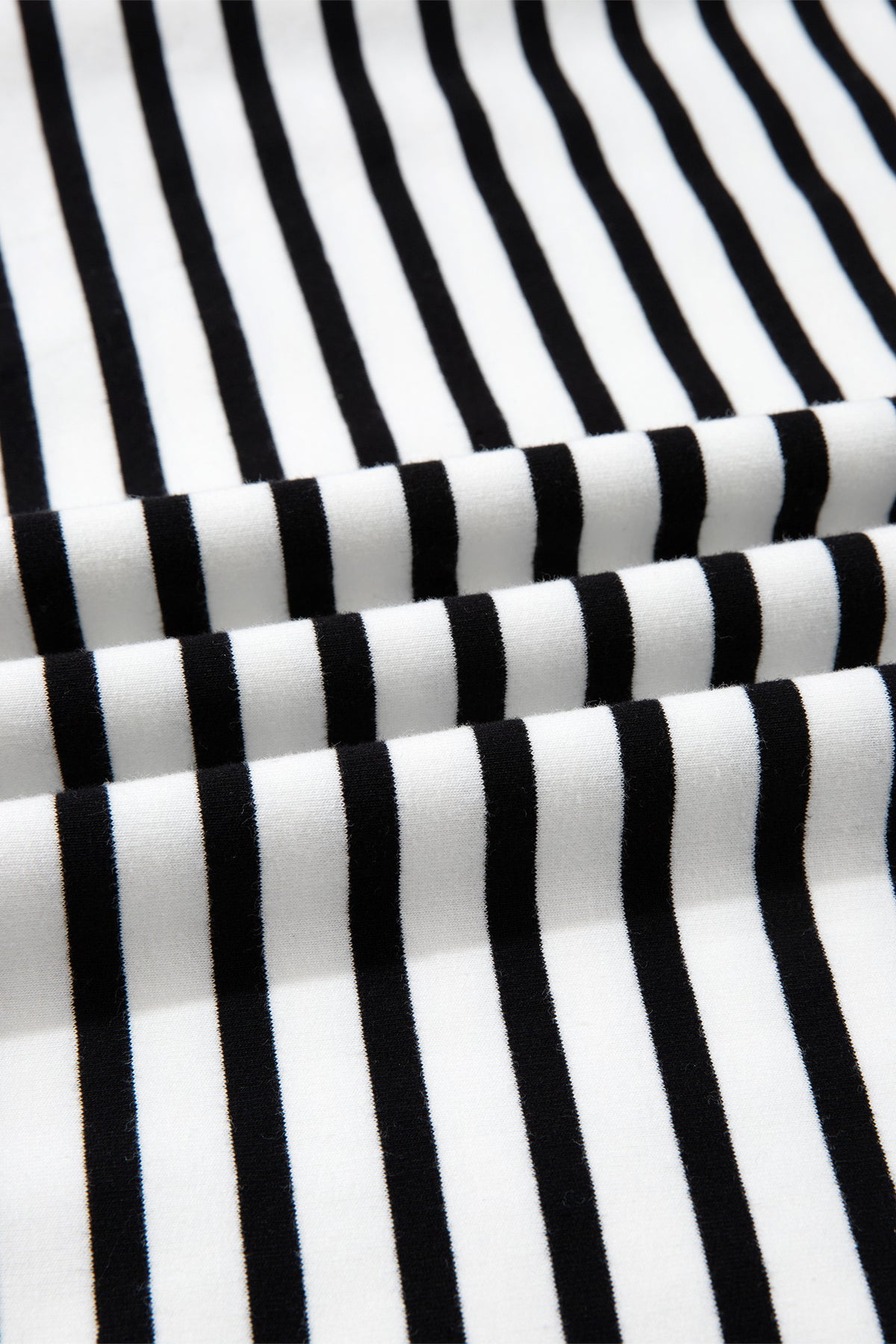 White Stripe Color Block Long Puff Sleeve Metal Zip-Up Collar Top