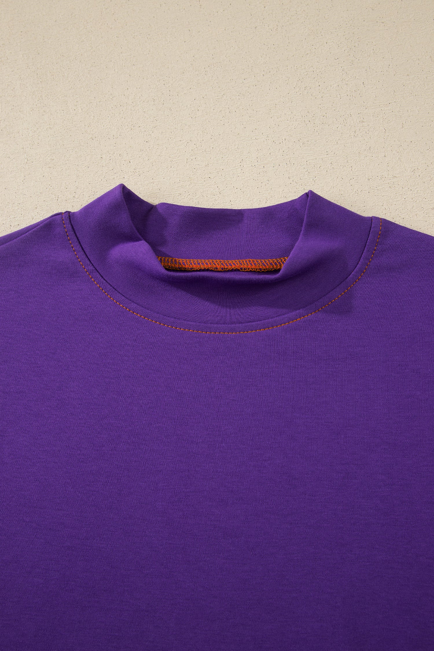 Tillandsia Purple Reversible Contrast-Stitched T-Shirt
