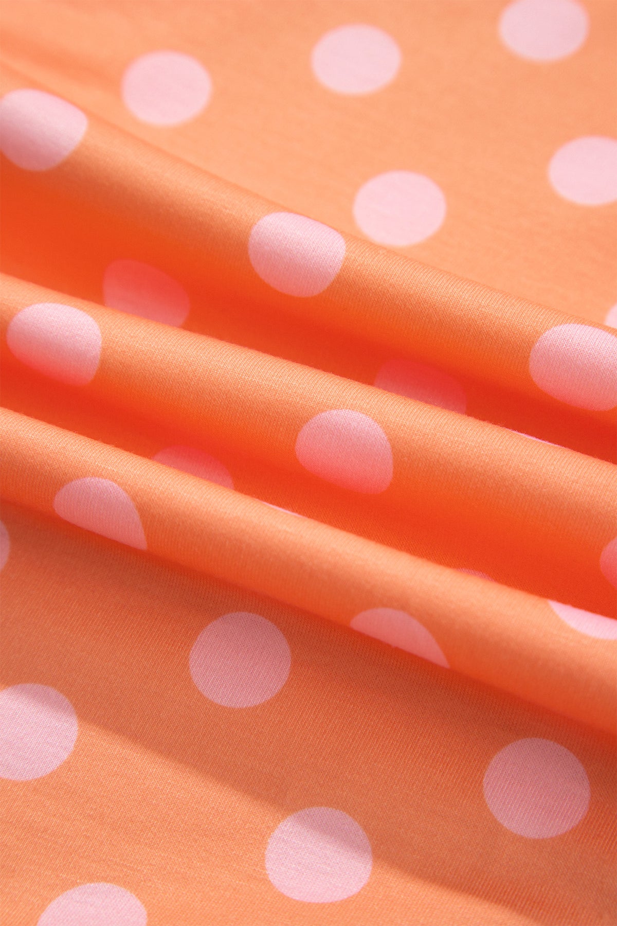 Khaki Polka Dot Hooded Long Sleeve Top Casual Mini Skort Set