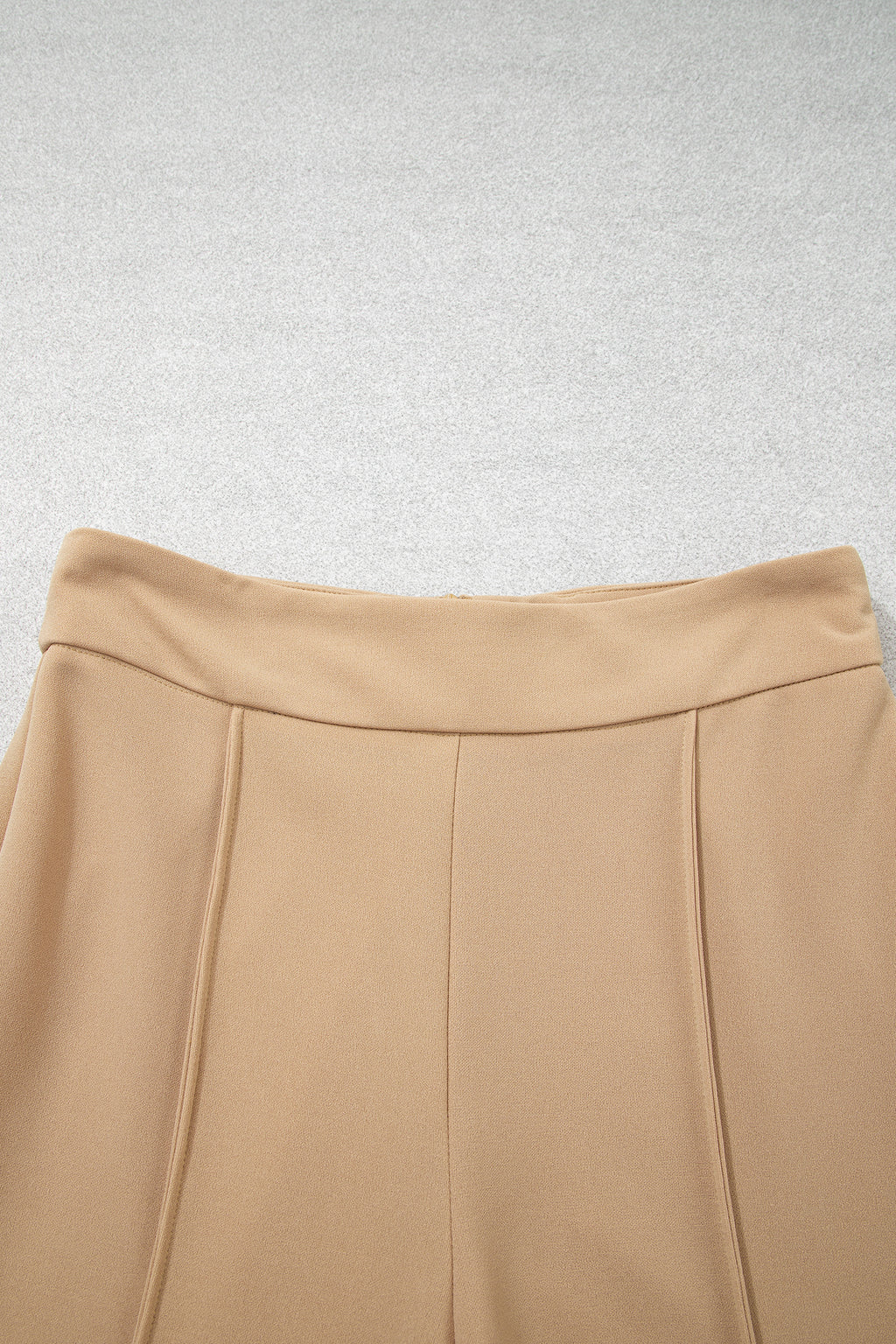 Parchment High Waist Full Length Regular Fit Pants