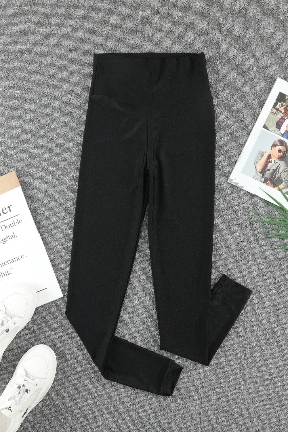 Dearlove Black High Rise Tight Leggings with Waist Cincher